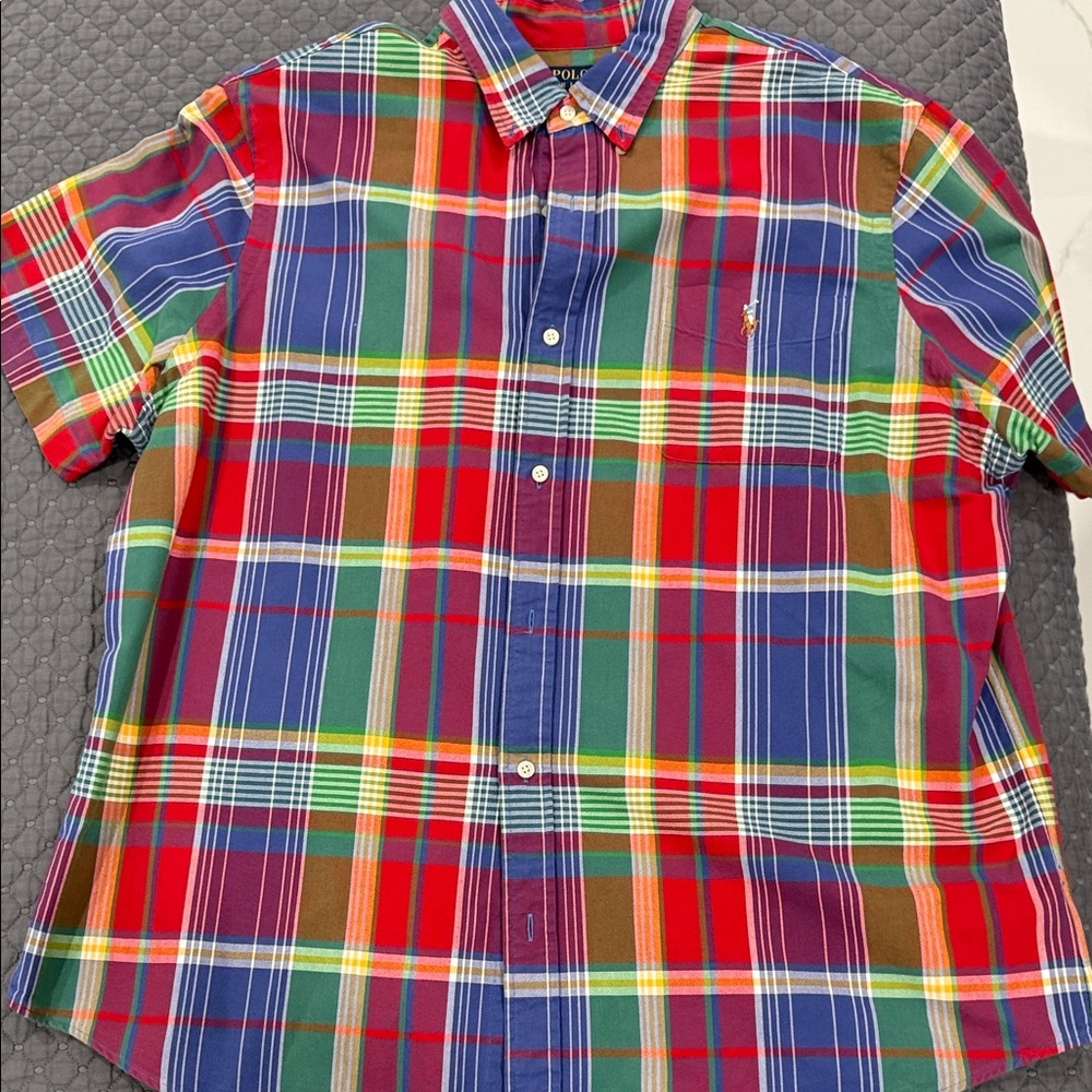 Polo by Ralph Lauren Vibrant Plaid Men's Shirt